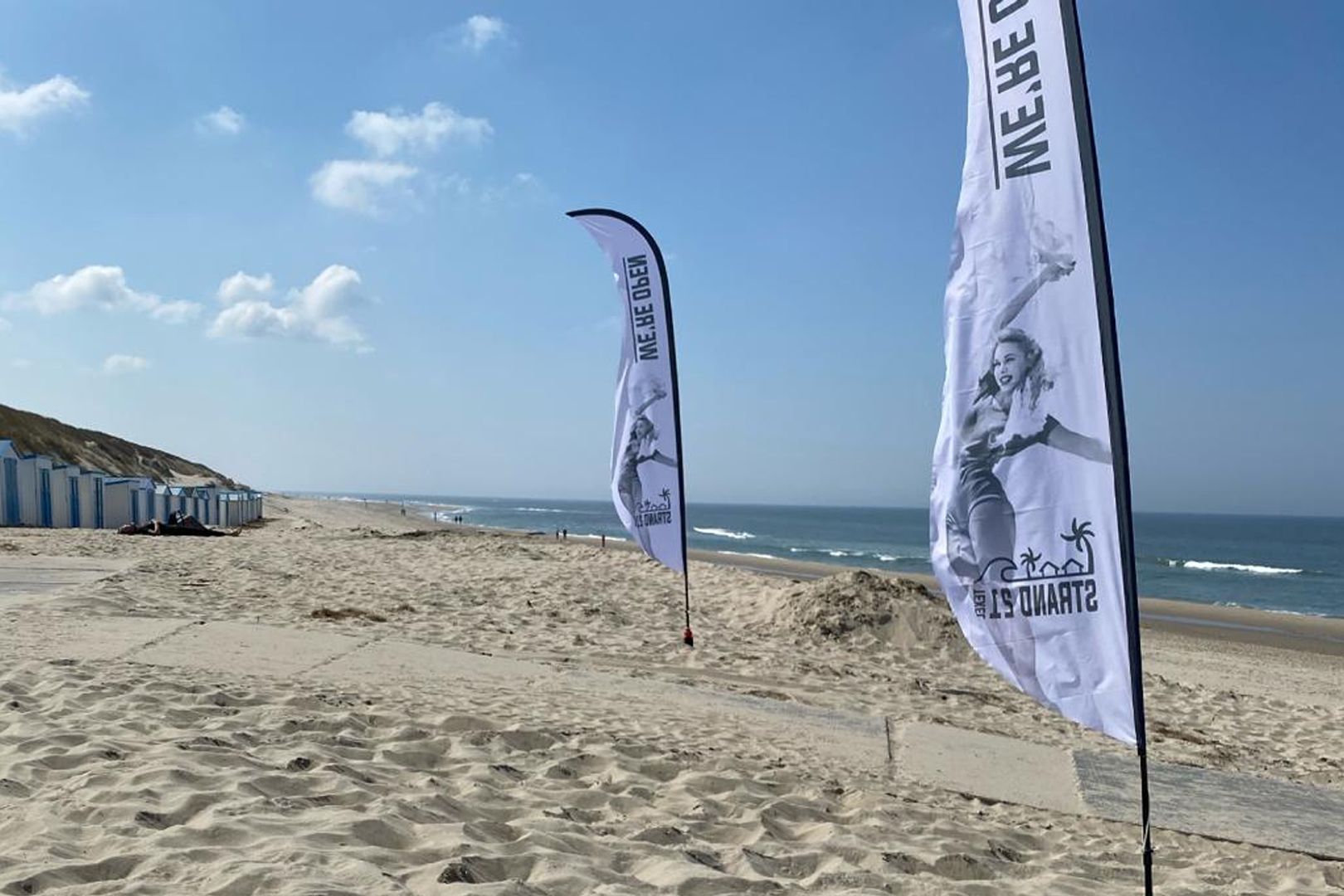 Strandhuisje op Texel